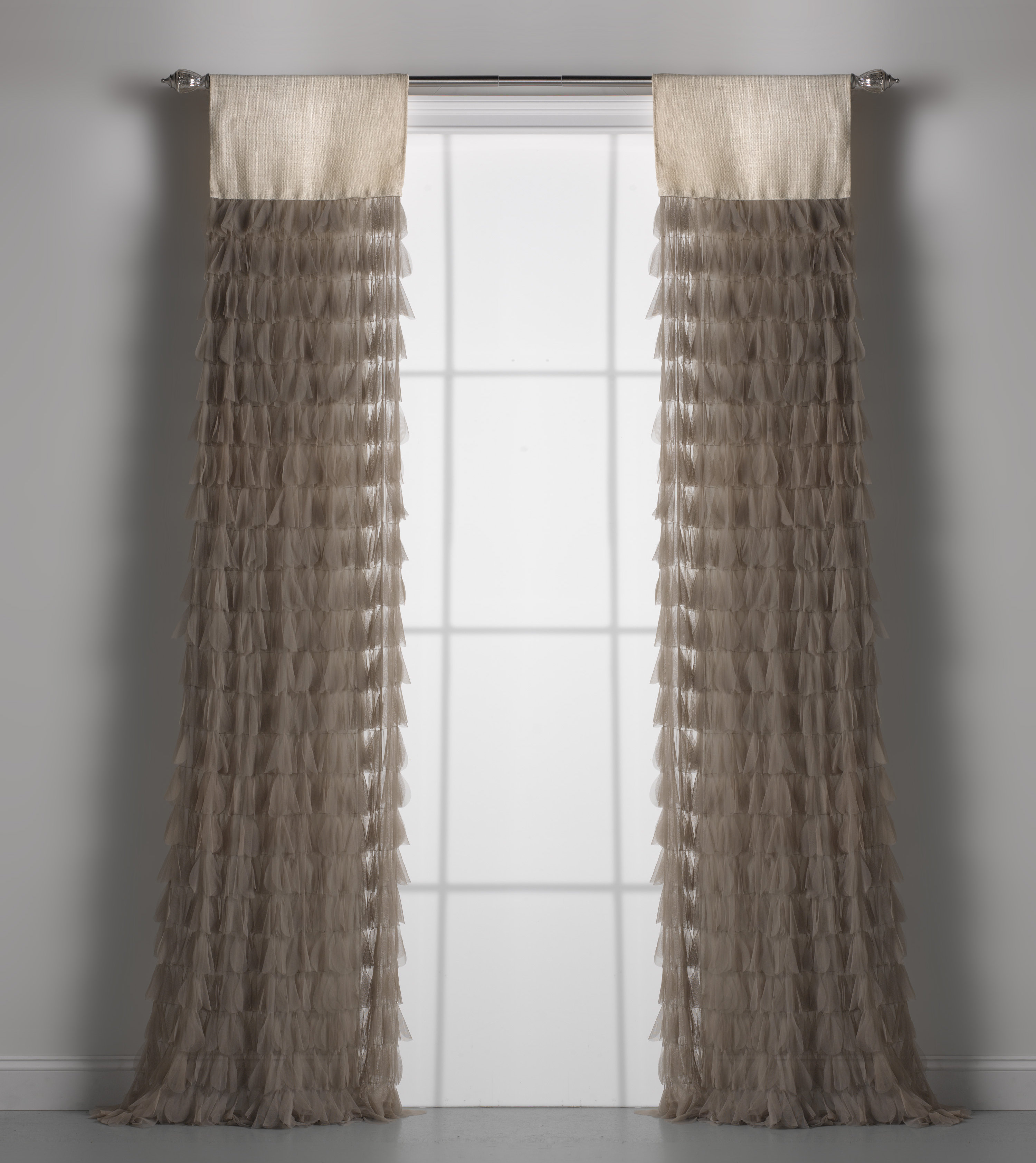 Ophelia Co Mcdonald Solid Semi Sheer Rod Pocket Single Curtain