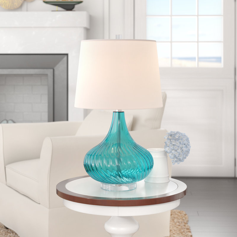 wayfair table lamps glass