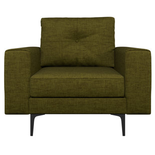 Binns Oxford Weave Armchair by Corrigan Studio