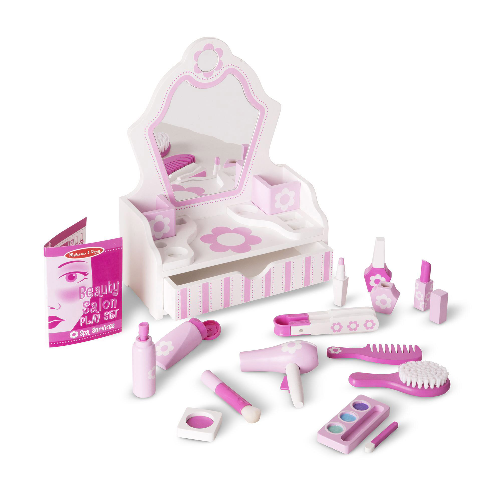 melissa and doug salon and spa playset