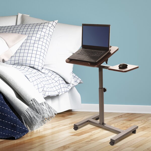 seville classics mobile laptop desk cart