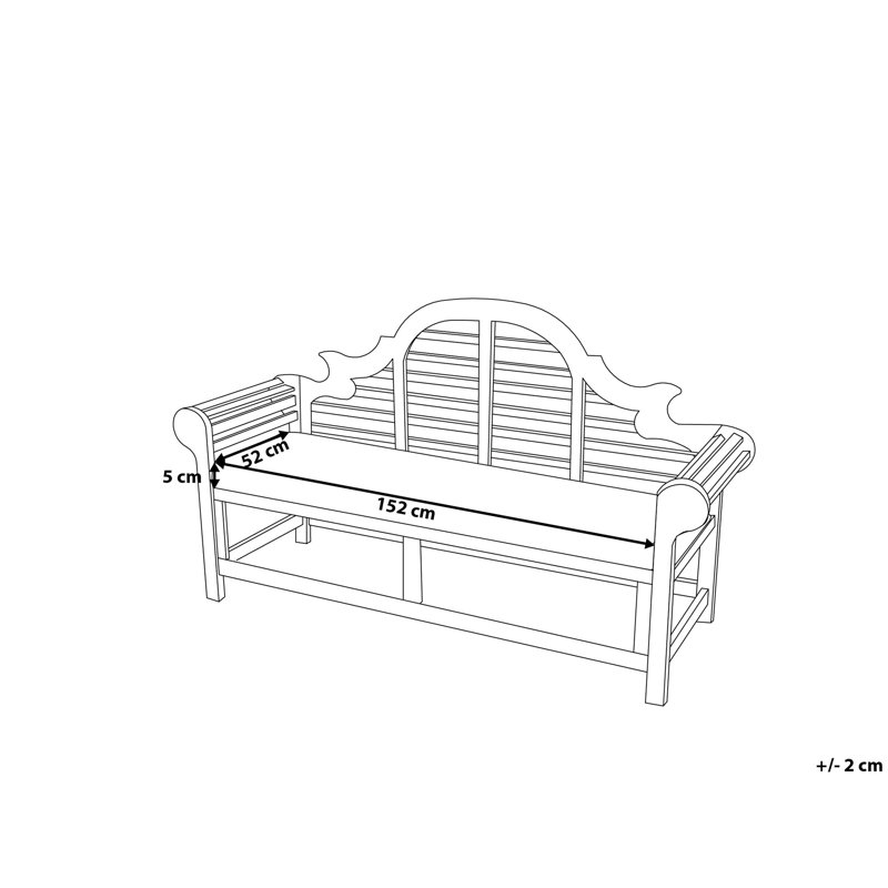 Symple Stuff Garden Bench Cushion Wayfair Co Uk