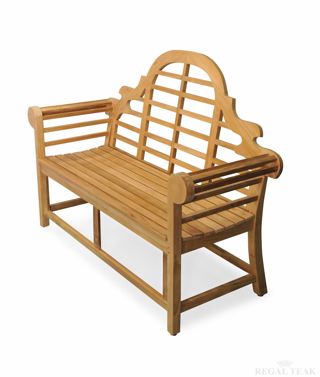 Regal Teak Teak Marlboro Lutyens Garden Bench Wayfair