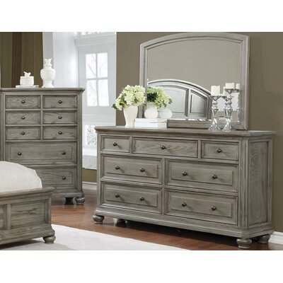 Staple Hill 7 Drawer Double Dresser With Mirror Gracie Oaks