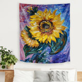 Sunflower Tapestry Wayfair