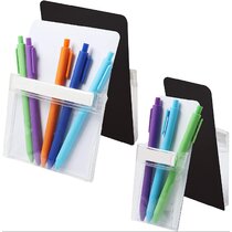 Details about   Desk Organizer with Adjustable Pen Holder Pencil Cup Phone Stand Sticky Note
