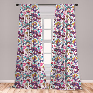 23 W x 63 L HouseLookHome Roman Shades Blinds Curtain Alice in Wonderland Window Draperies Queen Cards Kitchen Decor Rod Pocket Panel