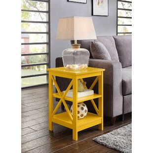 yellow end table