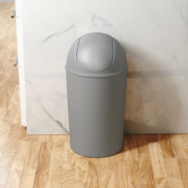 Gray Kitchen Trash Cans Recycling You Ll Love In 2021 Wayfair