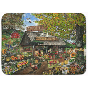 The Produce Fruit Stand Memory Foam Bath Rug