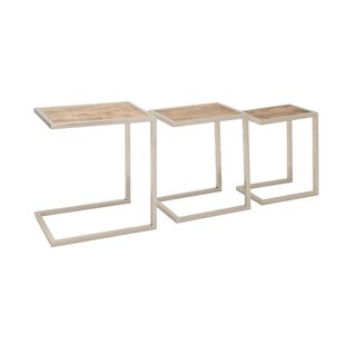 Alexandria Solid Wood Solid Nesting Tables by Williston Forge