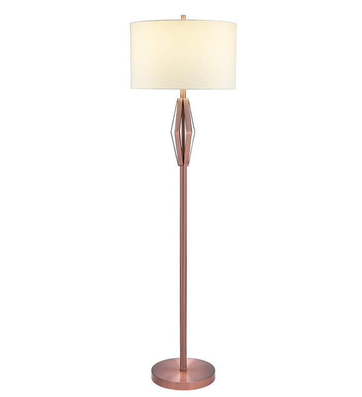 wayfair copper floor lamp