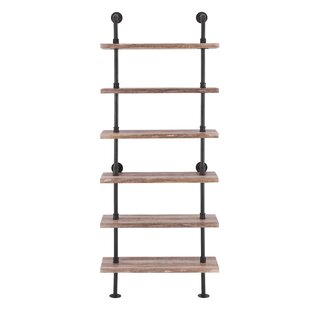Details about  / Round Cube Wall Shelf Wrought Iron Black Gold Frame Wood Storage Display shelves