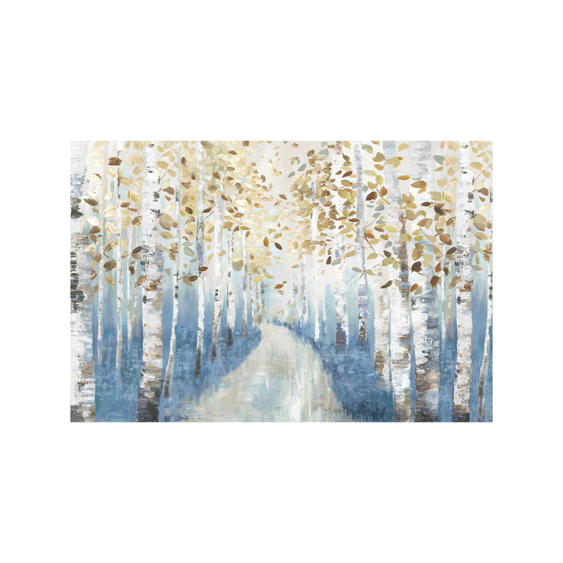East Urban Home New Path I Oil Painting Print On Canvas