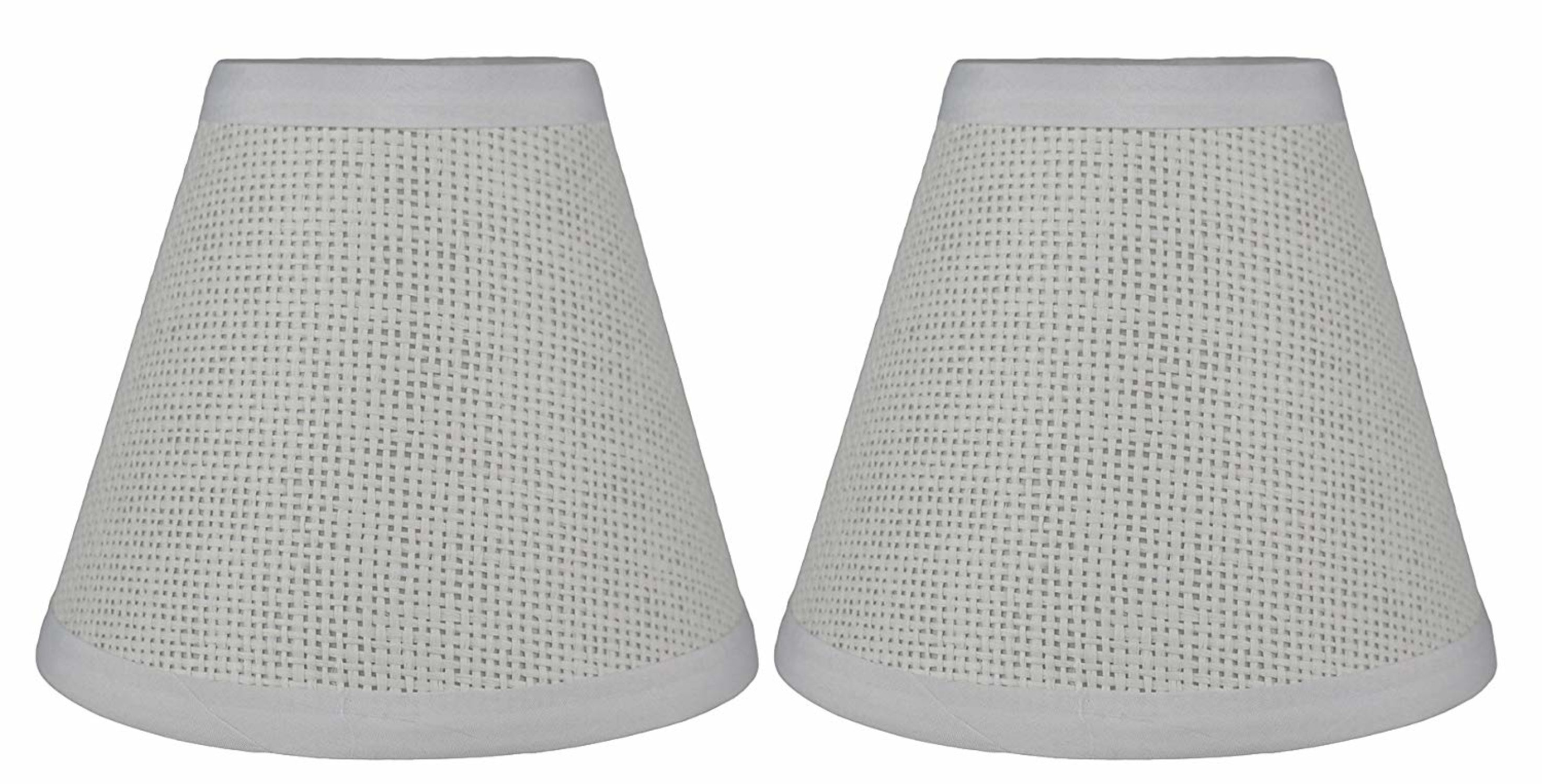 Gracie Oaks 5'' H x 6'' W Paper Empire Lamp Shade ( Clip On ) in