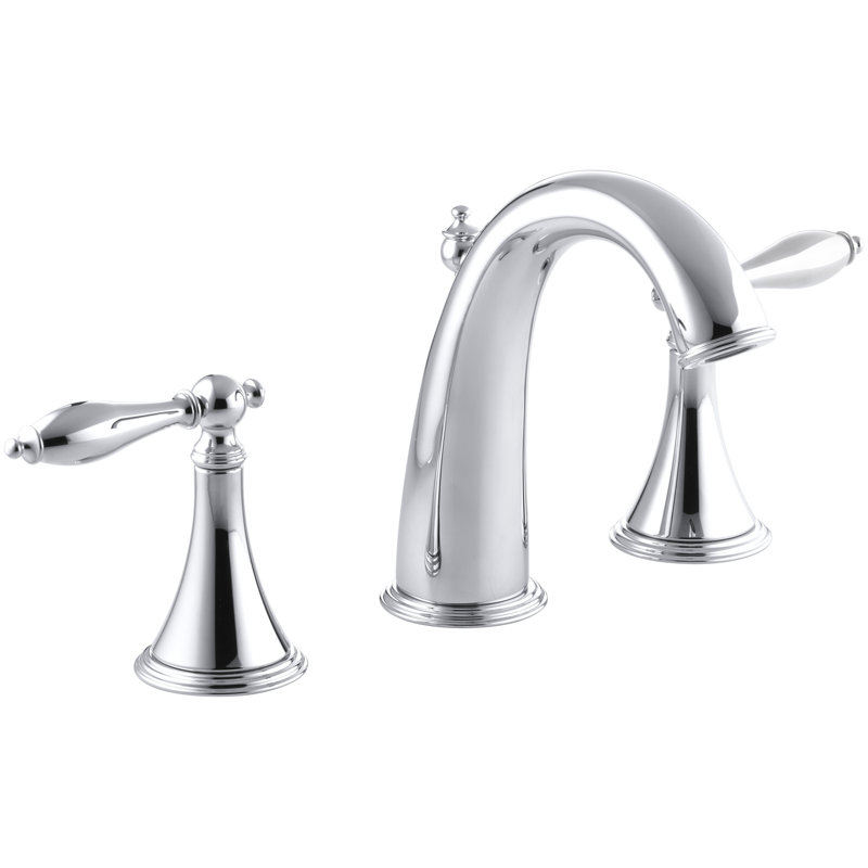 K 310 4m Cp Bn Sn Kohler Finial Widespread Bathroom Faucet With