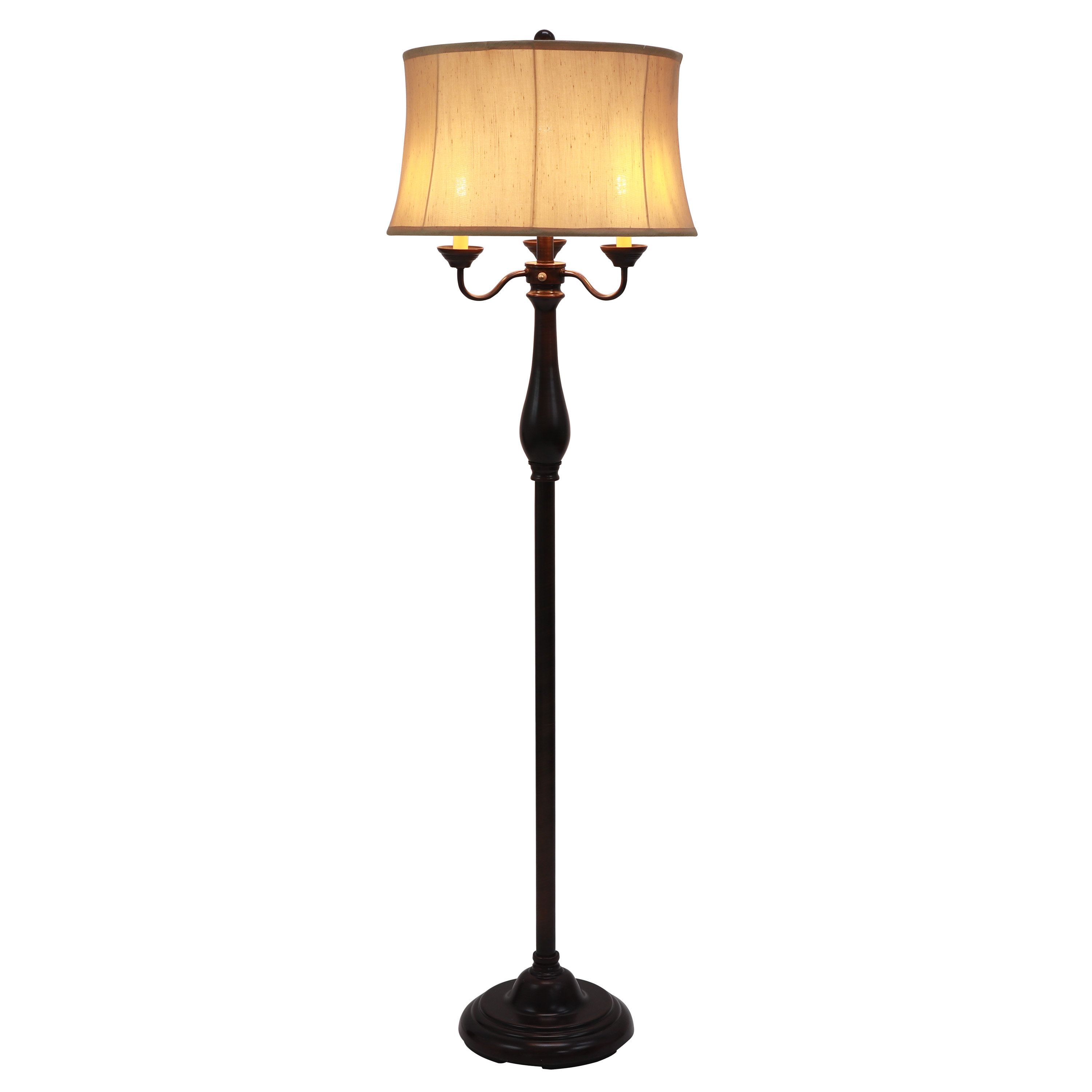 Brown Shade Floor Lamps You Ll Love In 2020 Wayfair