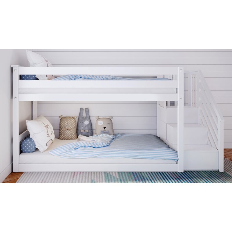 Harriet Bee Kean Twin Over Twin Bunk Bed Reviews Wayfair