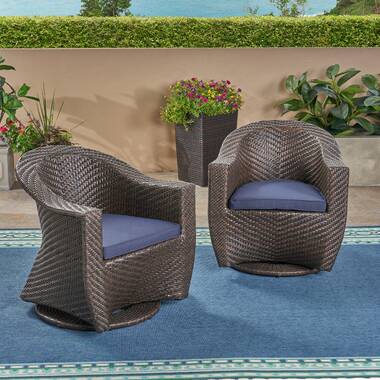 merlyn swivel patio chair with cushions