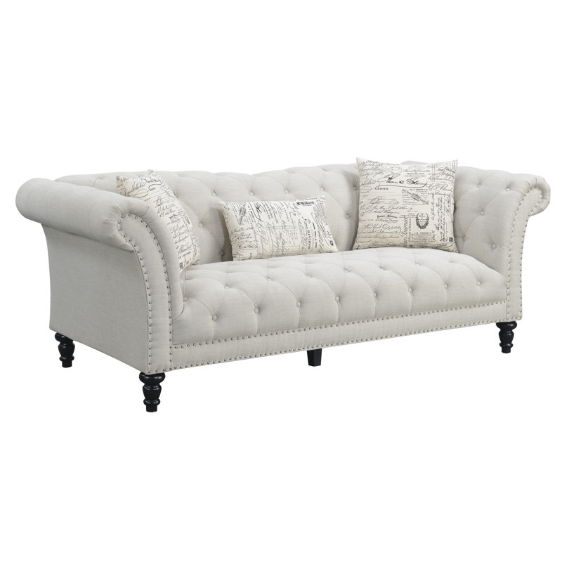 Lark Manor Versailles Chesterfield Sofa Reviews Wayfair