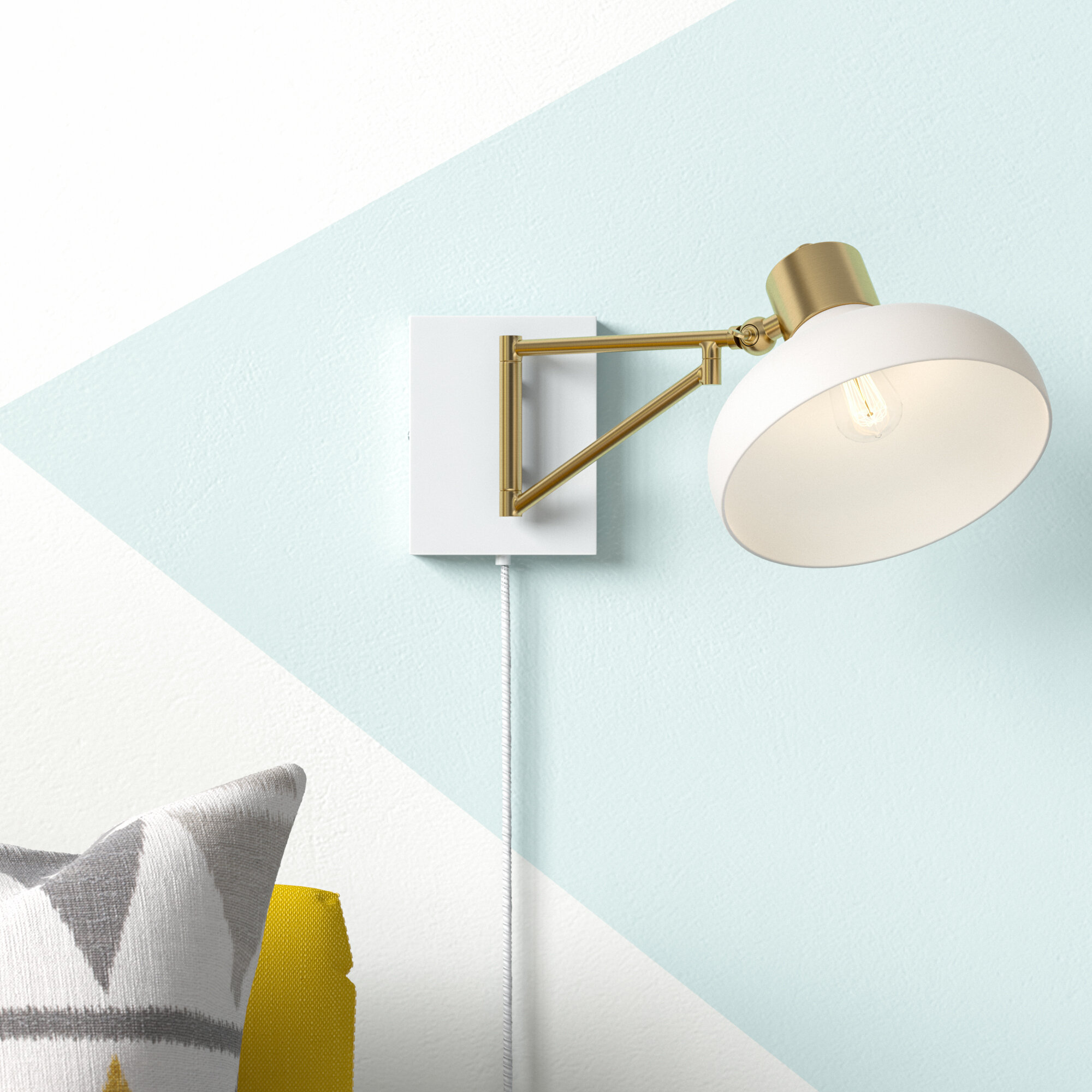 Arseni 1 Light Swing Arm Lamp