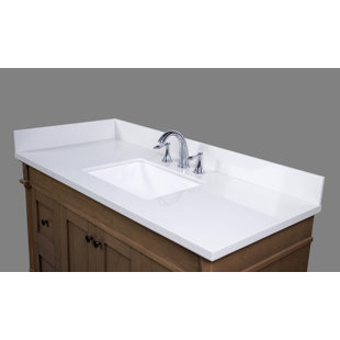 Vanity Tops You Ll Love In 2019 Wayfair Thasos Engineered Marble 49 Single Bathroom Vanity Top