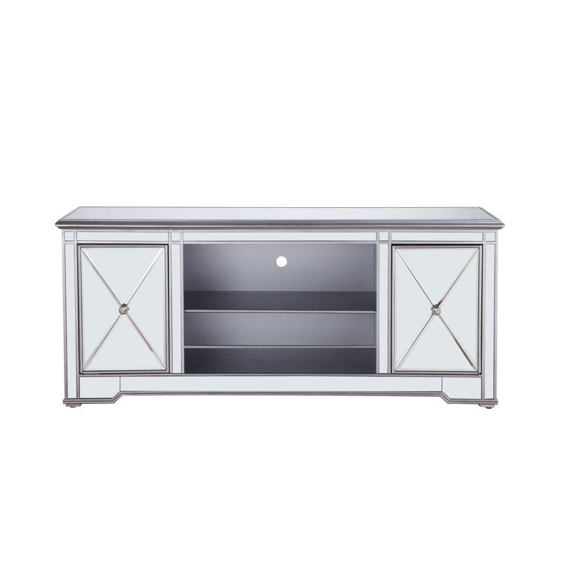 House Of Hampton Lilianna Mirrored Tv Stand For Tvs Up To 60 House Of Hampton Lilianna Mirrored Tv Stand For Tvs Up To 60 Reviews Wayfair