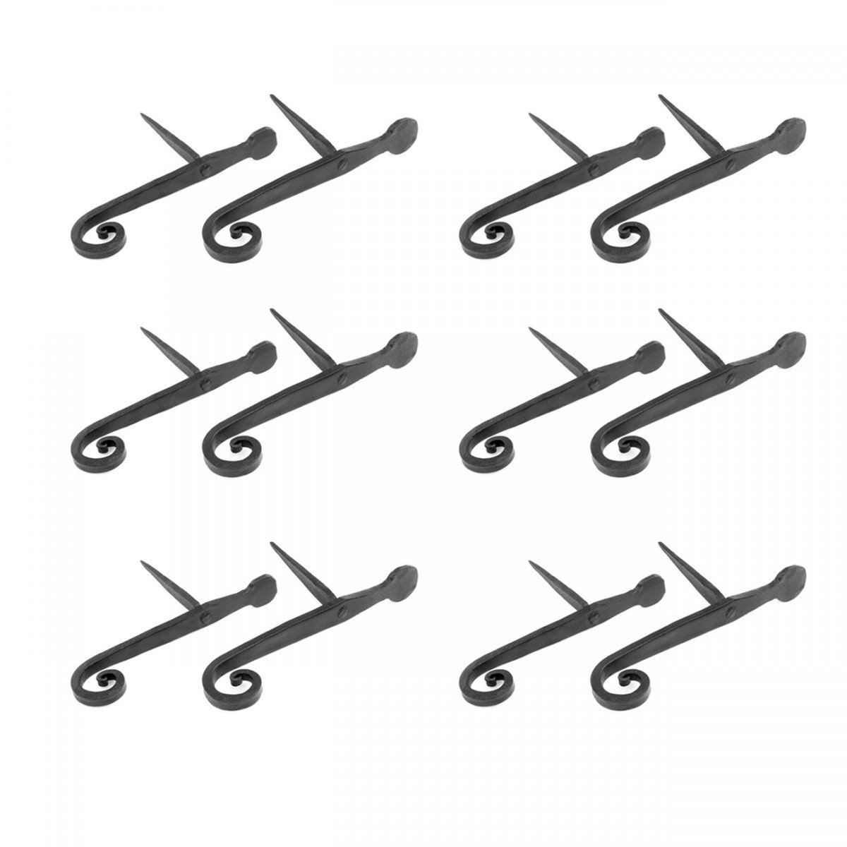 The Renovators Supply Inc. Dog Iron Rat Tail for Masonry Shutter