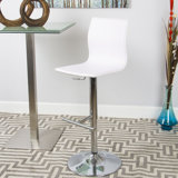 Starkes Adjustable Height Swivel Bar Stool by Orren Ellis