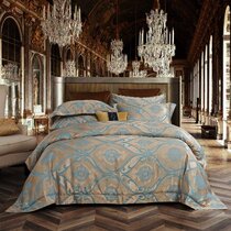 Queen size Duvet Cover Set Percale Jacquard Luxury Bedding Dolce Mela DM446Q 