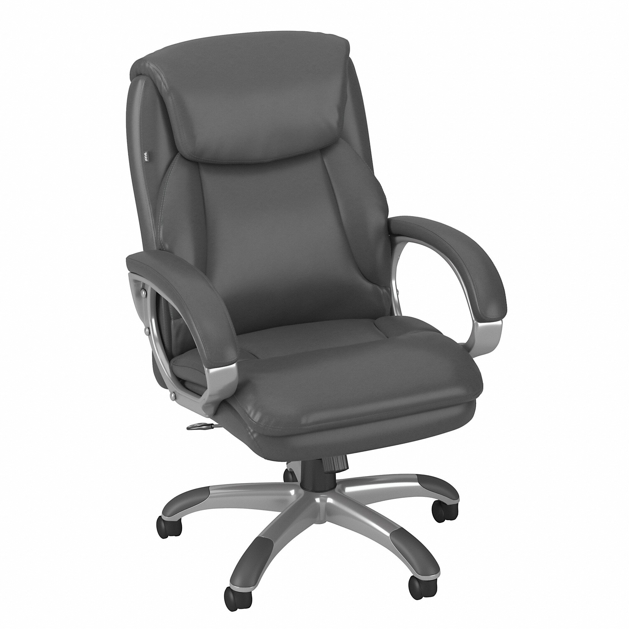 bush business furniture 400 series high back leather conference chair