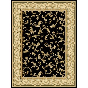 Calley  Black Area Rug