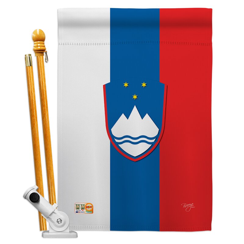 Free Shipping Large 3/' x 5/' High Quality 100/% Polyester Slovenia Flag