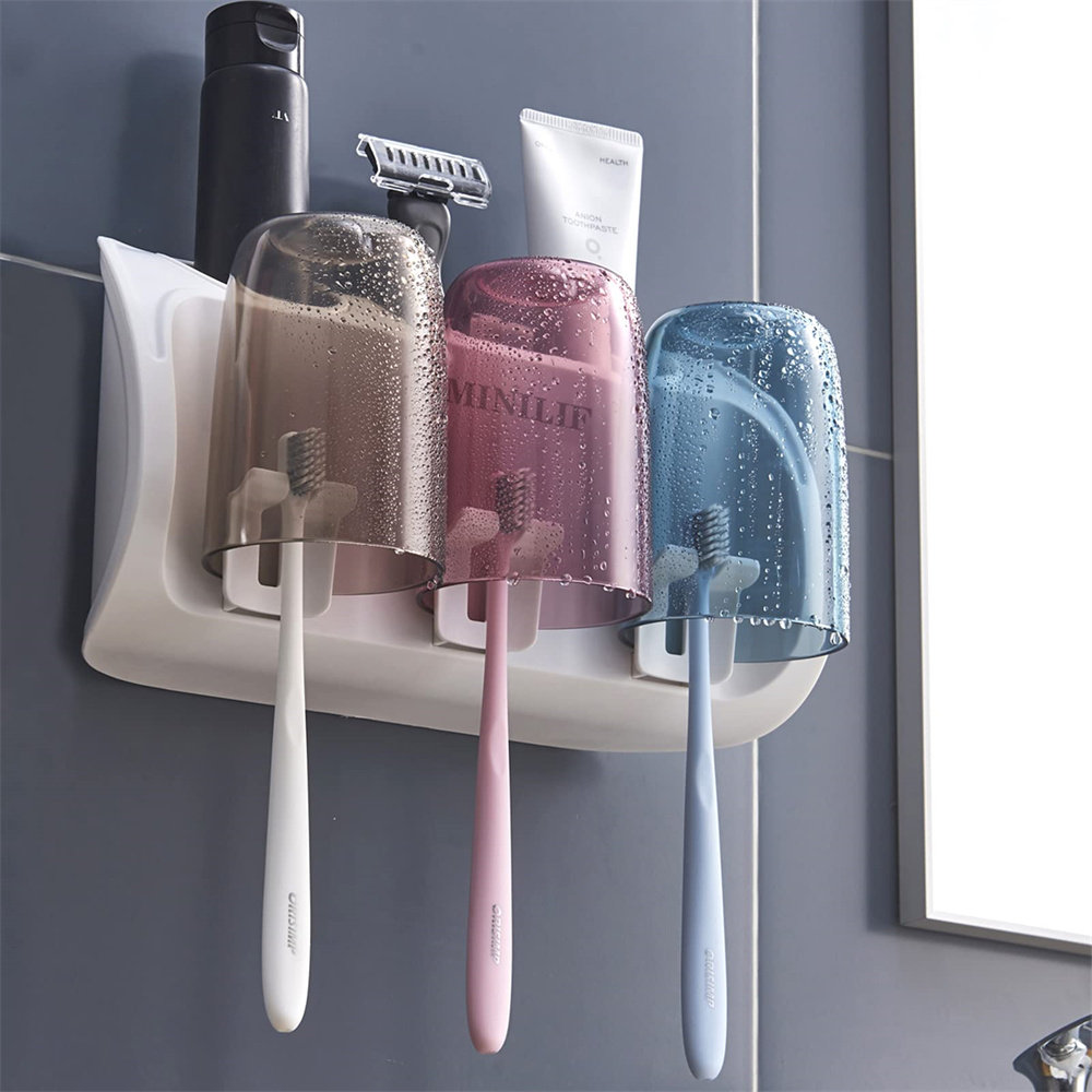Rebrilliant Jacqualyne Wall Mounted Toothbrush Holder | Wayfair