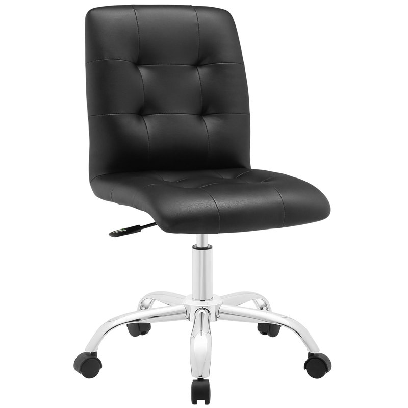 Black Desk Chair zipcode design liza mid-back desk chair & reviews | wayfair Black Desk Chair zipcode design liza mid-back desk chair & reviews | wayfair