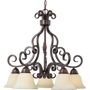 Go to store & view more images Amelia 5-Light Shaded Chandelier by Darby Home Co