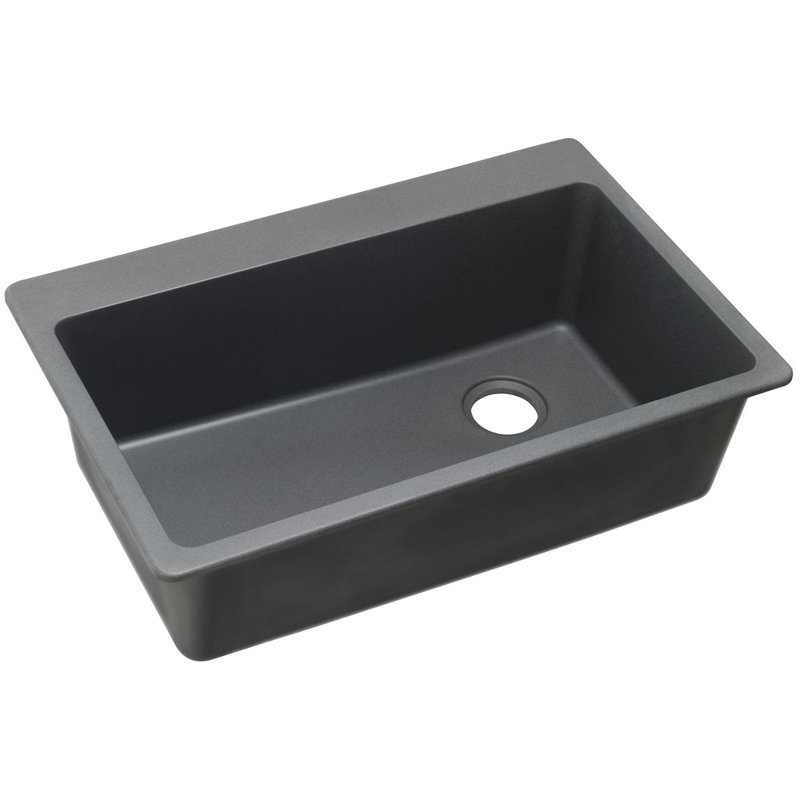 Elkay Quartz Clic 33 X 22 Single Bowl Top Mount Kitchen Sink Default Name