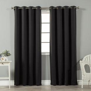 black and tan curtains