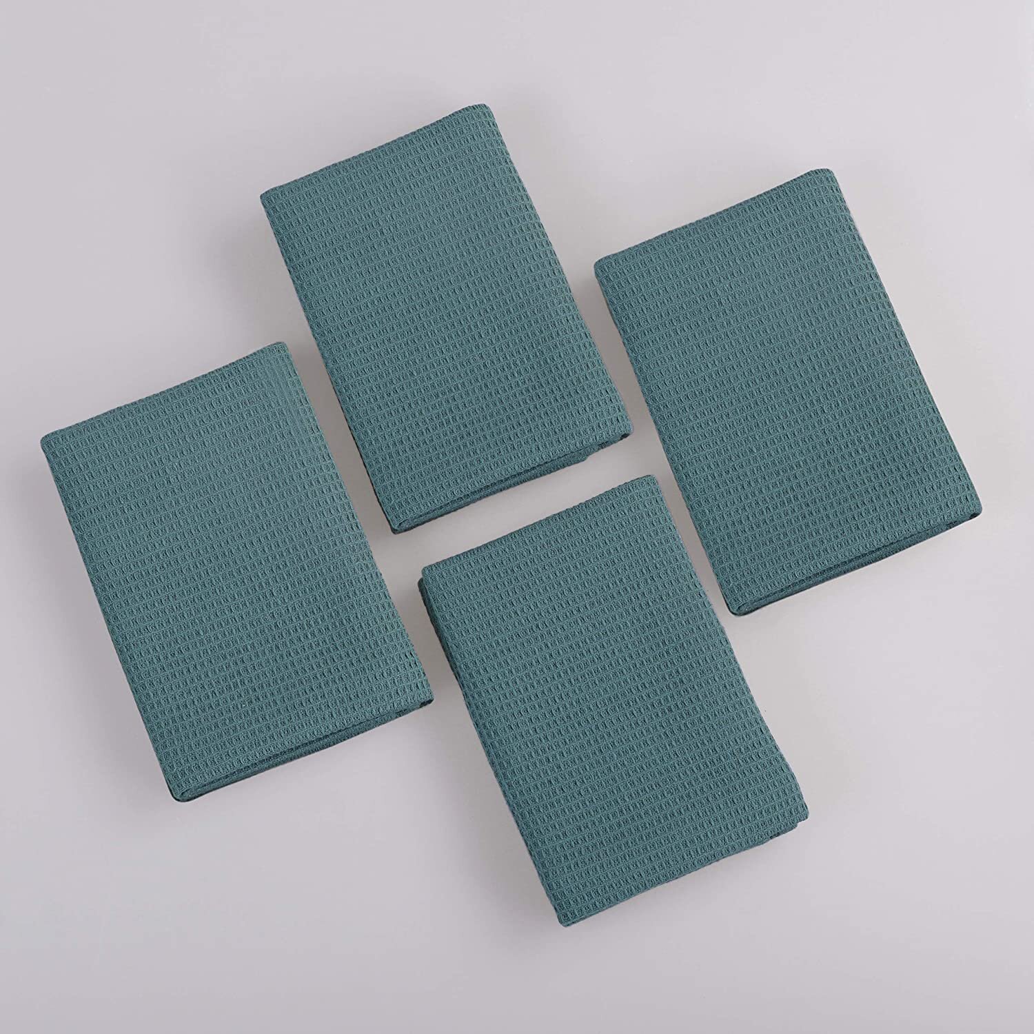 Set of 5 Kitchen Towels Ultra Absorbent Dish Cloths Set Pure Cotton Tea Towels