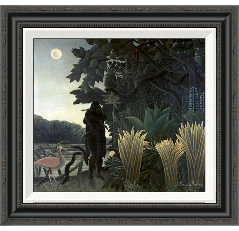 Global Gallery The Snake Charmer By Henri Rousseau Framed