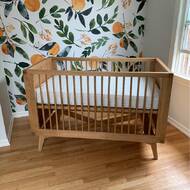 mistana torrey retro crib