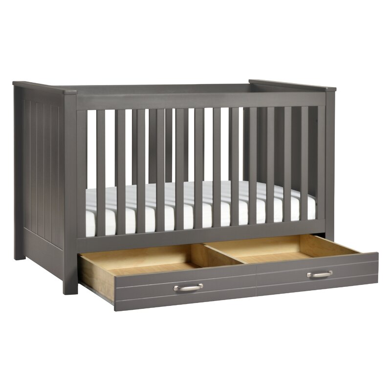 crib with storage drawer