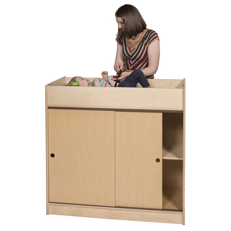 birch changing table