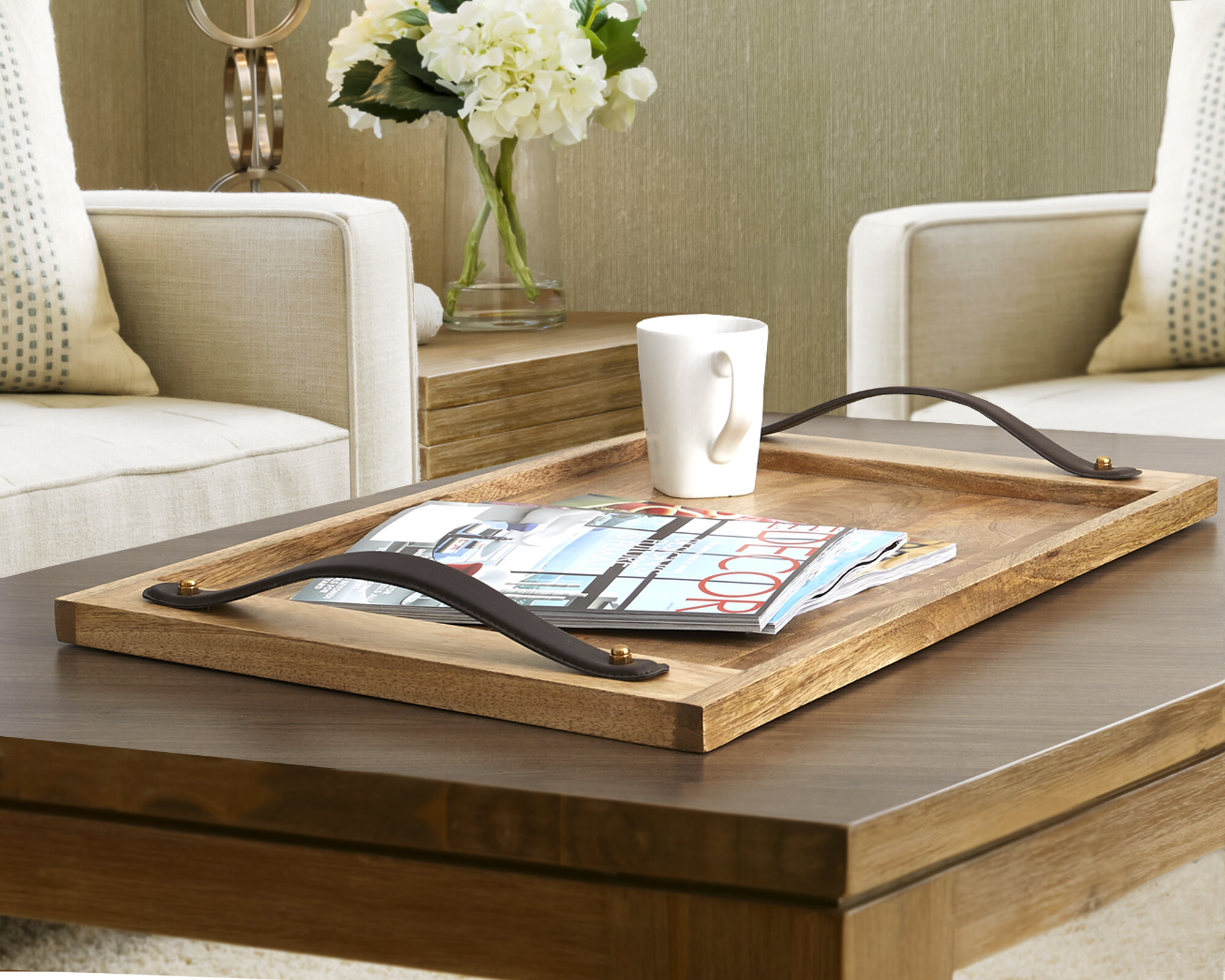 coffee table tray target
