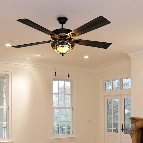 Stained Glass Ceiling Fan Wayfair