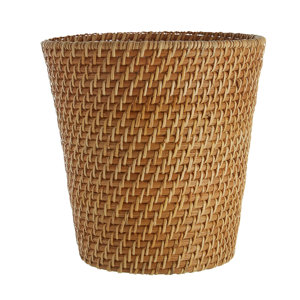 Papierkorb aus Rattan von Castleton Home