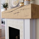 Rustic Fireplace Mantel Shelf