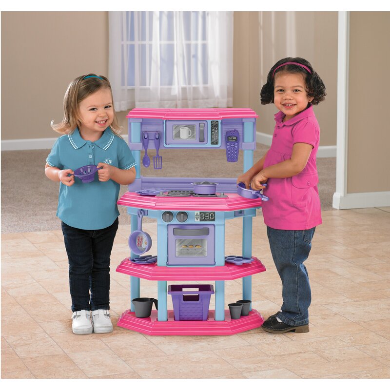 american plastic toys kitchen set