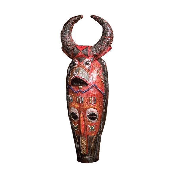 Design Toscano Masks of Congo Cape Buffalo Wall Décor & Wayfair