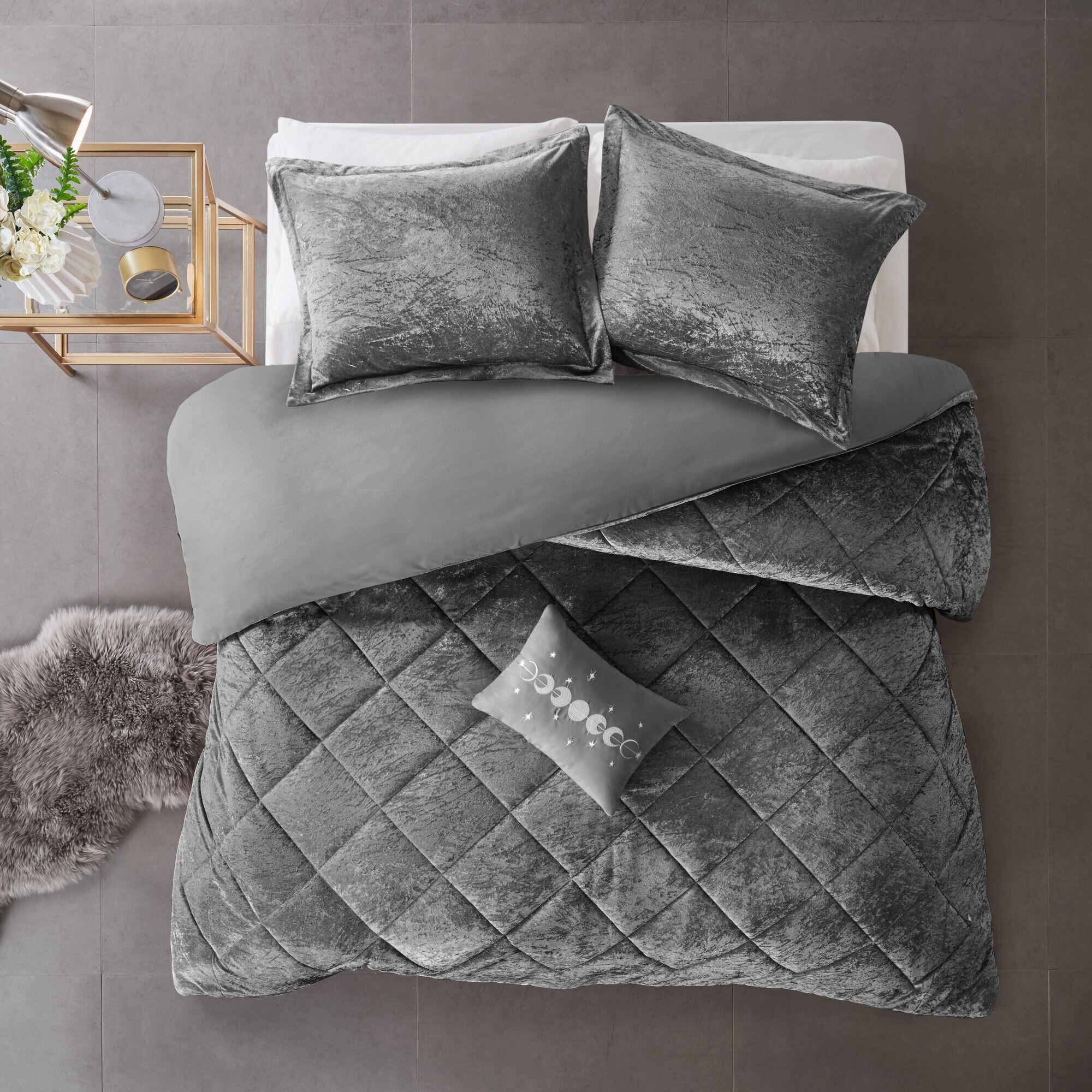 Gray Silver Twin Bedding You Ll Love In 2021 Wayfair